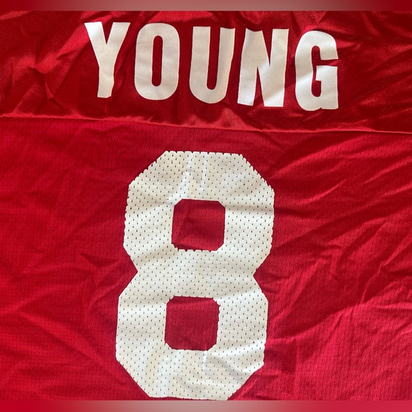 Champion Men San Fransisco 49ers Steve Young Jersey Sz 48 - Picture 4 of 7